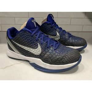 RARE Nike Zoom Kobe VI 6 Women US 7.5 / Youth 6Y Blue Shoes Grinch 429913-005 X